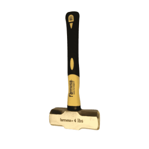 Marro Antichispa de Bronce 4 lb (Fondo Negro)