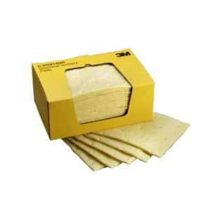 Paños Absorbentes para Químicos (Caja Amarilla)