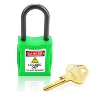 Candado de Bloqueo con Arco de Nylon 1 1/2″dieléctrico Cód. 202-Beian-Lock
